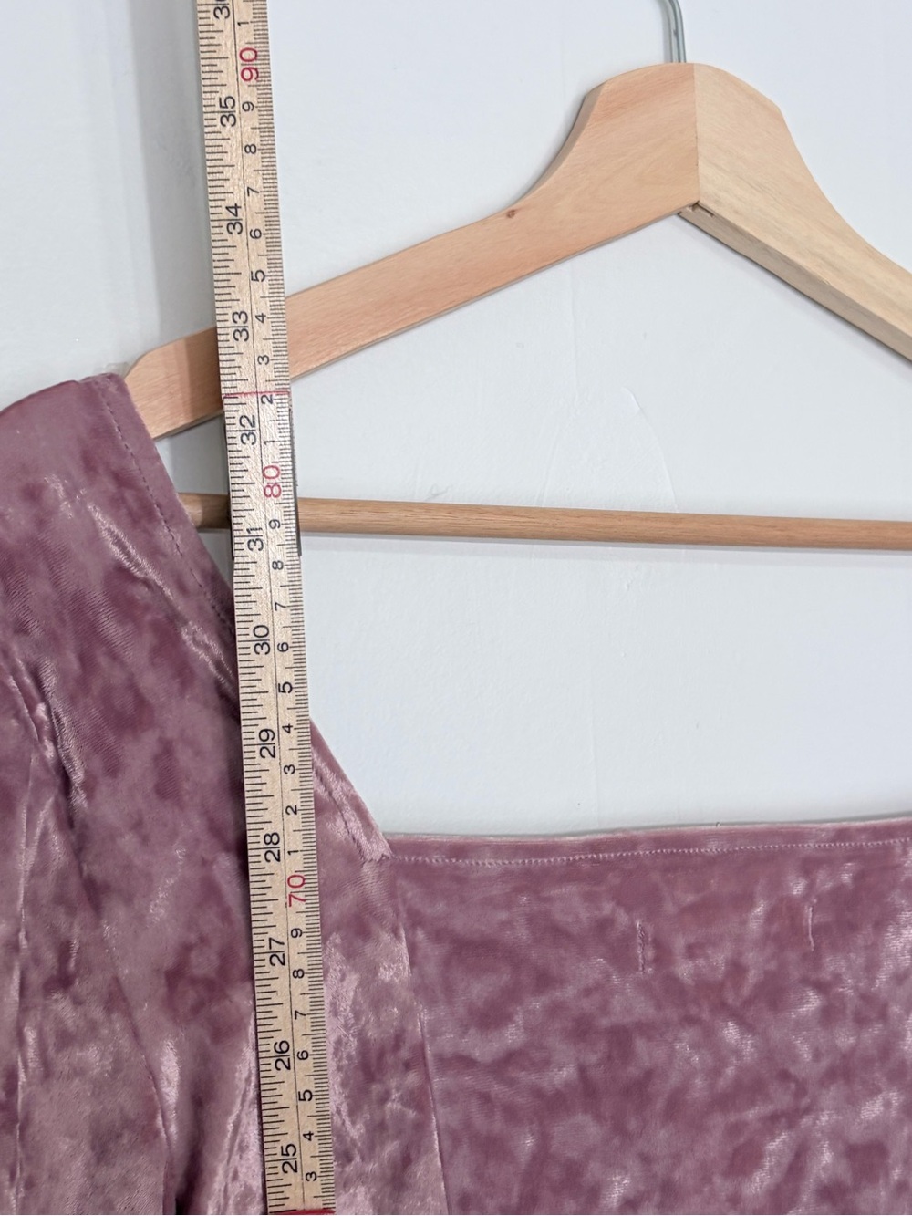 Aeropostale Mauve Crushed Velvet Long Sleeve Fit & Flare Mini Dress Whimsygoth - Picture 8 of 13